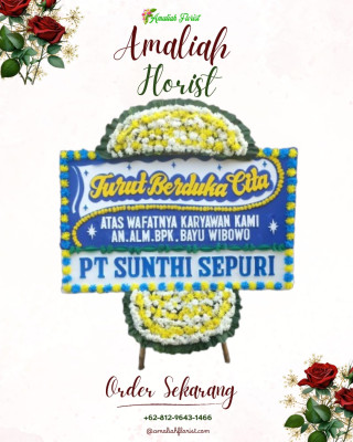 Papan Bunga Duka di 12 Ulu