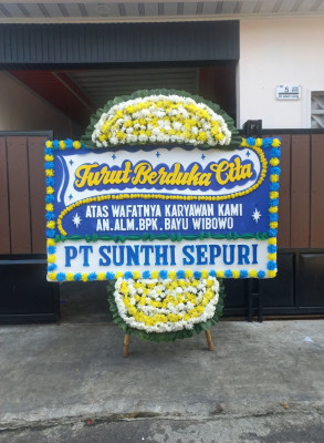 Papan Bunga Duka di 12 Ulu